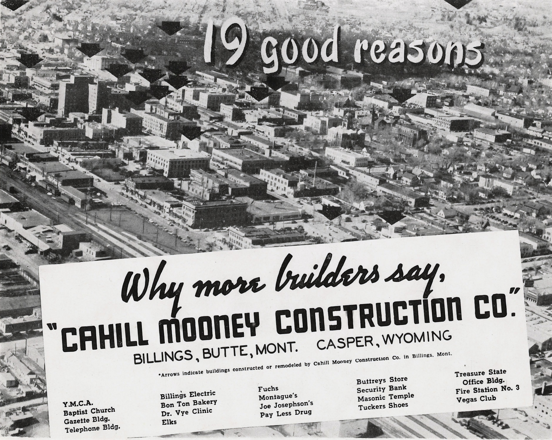 Cahill Mooney Construction Advertisement